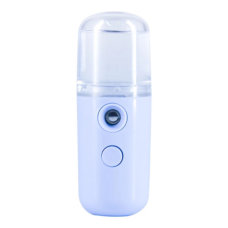 Nano Mister 30 ml Mini Face Humidifier Portable Facial Sprayer USB Rechargeable Handy Skin Care Machine for Face Hydrating TechVisio