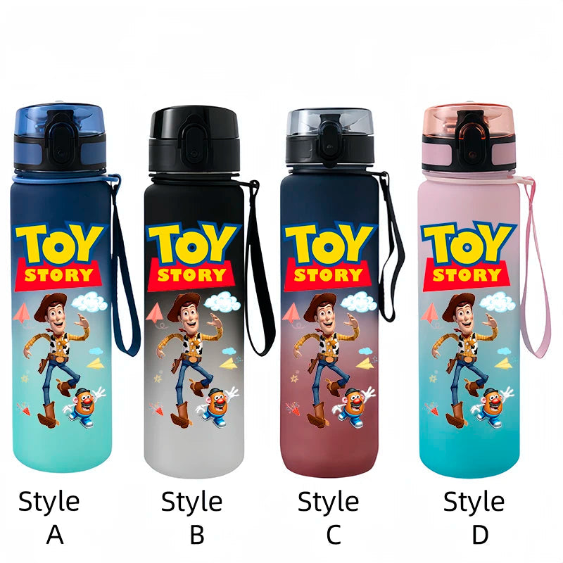 Toy Story Cartoon Drinking Glasses Woody Portable Cup Outdoor Sports Water Bottle Drinking Cup Cartoon Plastic Frosted Kettle TechVisio
