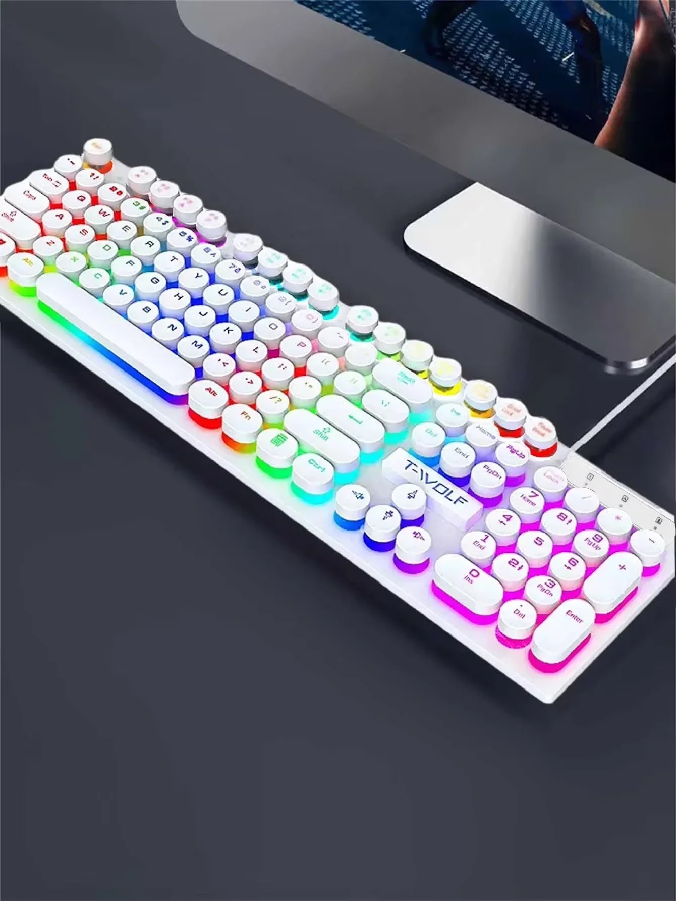 RGB 104-Key Gaming Mechanical Keyboard – Black Switch