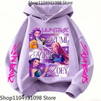2026 Fall Magic Fantasy Hoodie for Girls Boys Cute Princess Style Pullover Sweatshirt Trendy Korean Style Daily Casual Wear TechVisio
