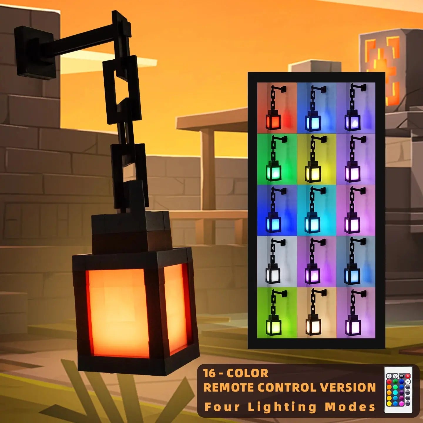 Lanterne Pixel LED 16 Couleurs – Veilleuse DIY USB TechVisio