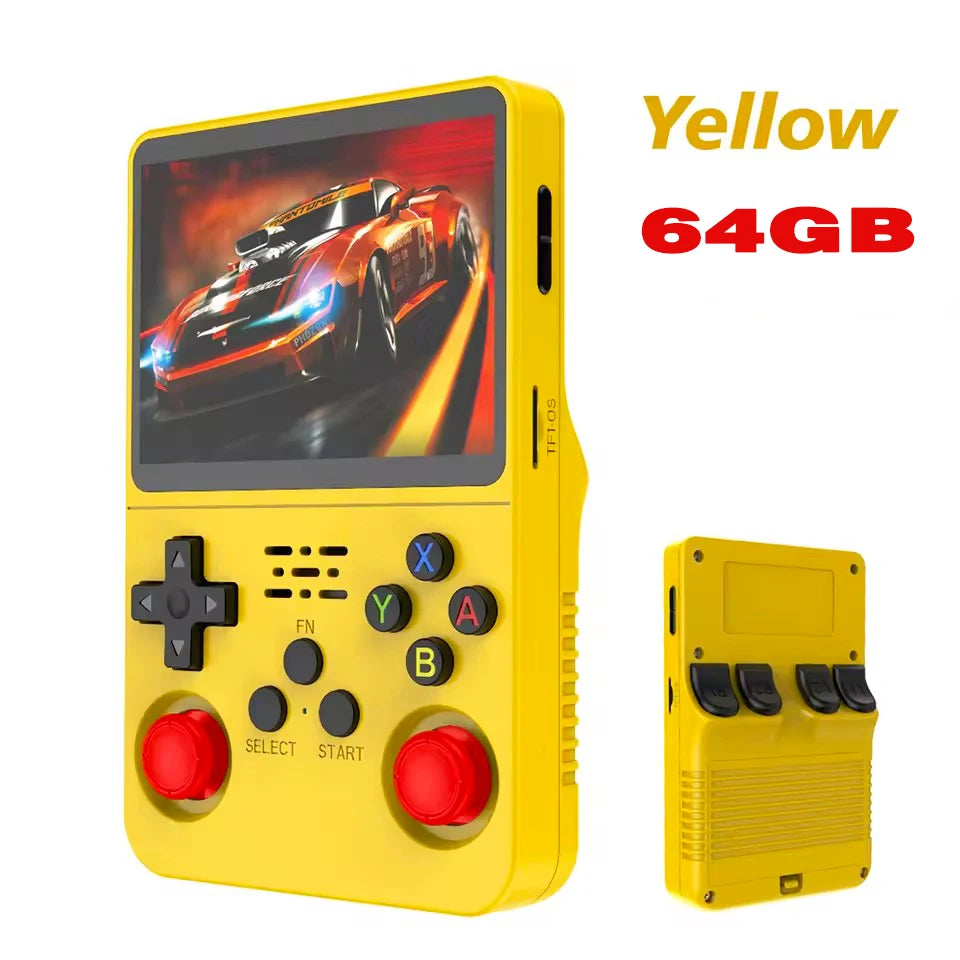 GSF ARKOS R36S Retro-Konsole – 3,5" IPS | 15.000 Spiele | 64/128 GB
