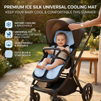 Car Seat Baby Cooling Pad for Summer Breathable Stroller Cooler Pad Universal Multifunctional Carseat Cooling Mat for Baby Child TechVisio
