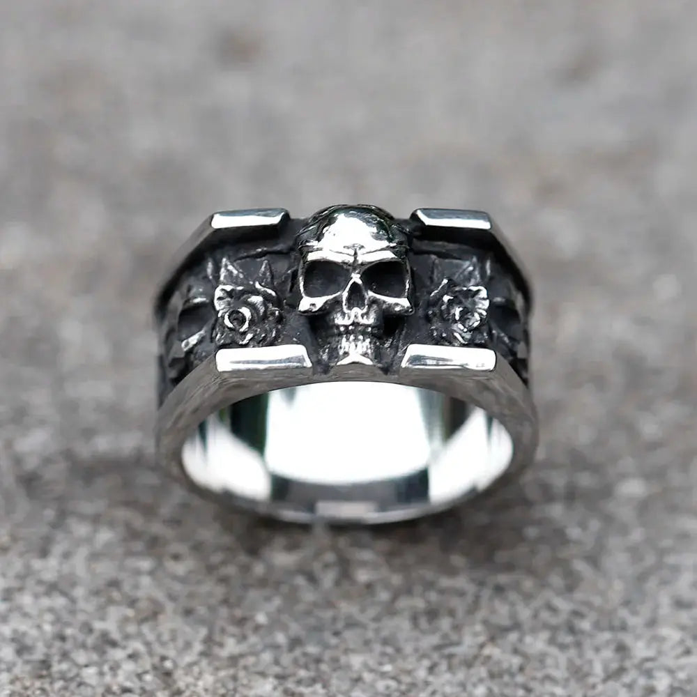 Bague Skull Vintage Vikingar Lin