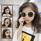 Girls Boys Cute Animal Cartoon Ears Sunglasses Outdoor Sun Protection Children Lovely Vintage Sunglasses Protection Classic Kids TechVisio