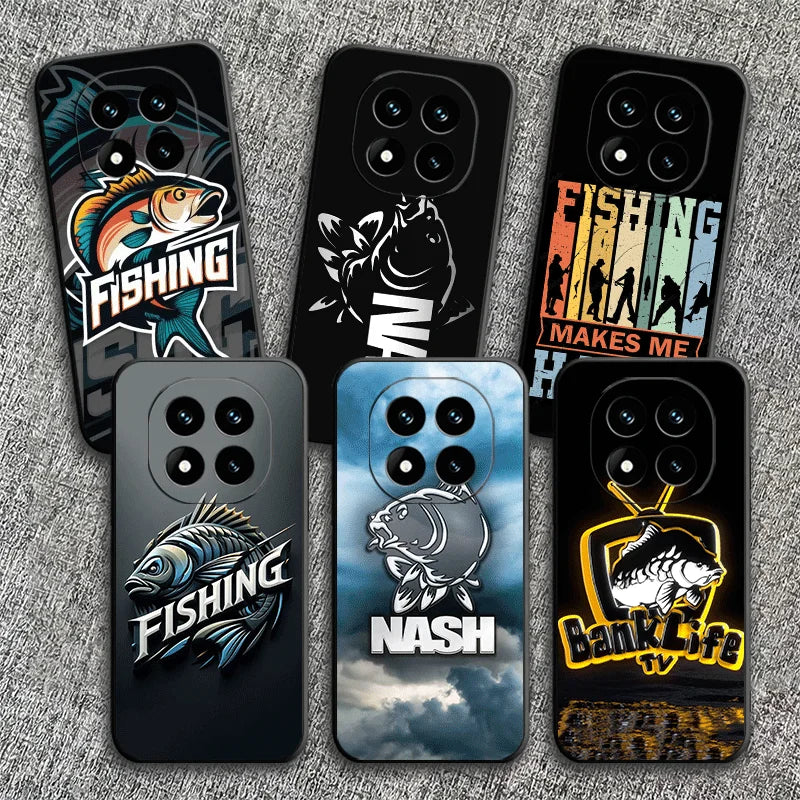 Xiaomi Redmi Note Pêche Nash Fishing Hülle – Weiches TPU Silikon, Redmi Note 10 bis 15 Pro