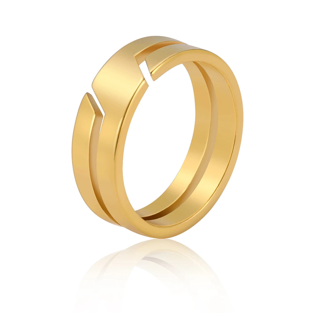 Bague Acier Inoxydable – 3,99€ Seulement • Anti-Allergie • Ne Rouille Jamais