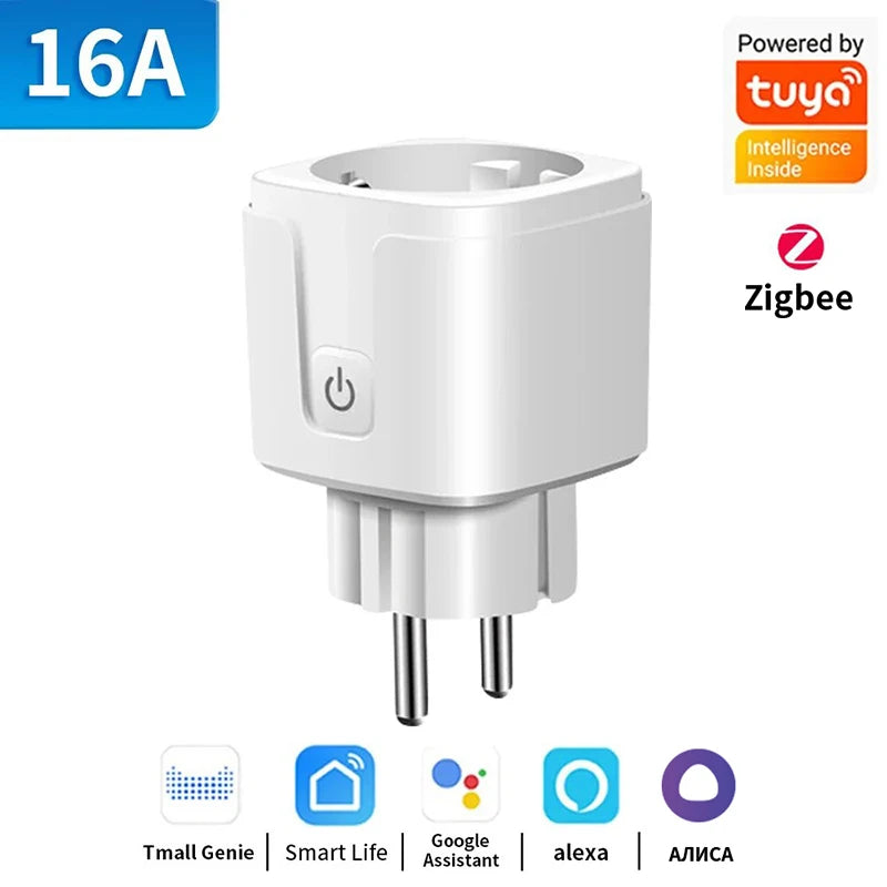 TNCE Tuya Smart Plug – WiFi/Zigbee 3.0 | 16A/20A | Alexa Google Home