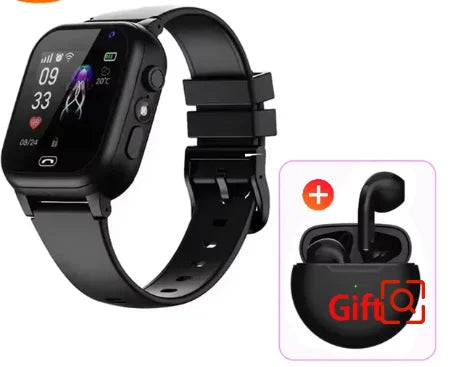Lenovo 2026 New Kids 5G GPS Smart Watch SOS Video Call Sim Card HD Camera Waterproof Child Watch for Boys Girls Support Earphone TechVisio