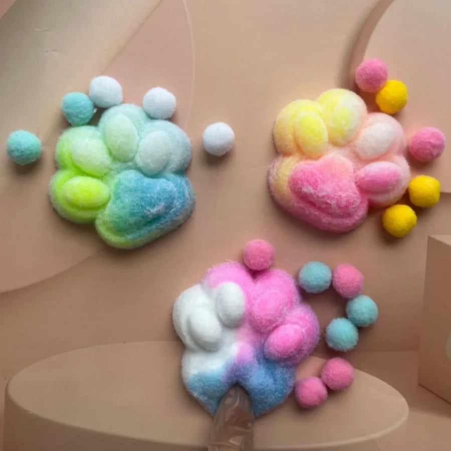 New Cat Paw Mochi Taba Squishy Fidget Toy Cute Cat Paws Toys Slow Rebound Decompression Toy Super Soft Reduce Stress Toy Gifts ﻿ TechVisio