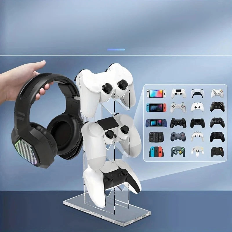 Halterung für Controller & Gaming-Headset LOKPAD – 3 Stufen | PS5 PS4 | 4 Farben