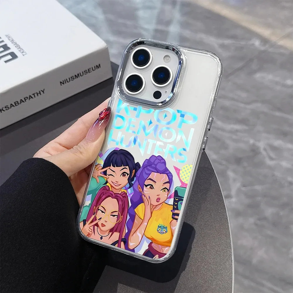 Coque iPhone Anime KPop Demon Hunter – Silicone Transparent