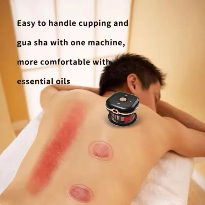 Electric Cupping Massage EMS – Infrared, Heat, Cervical Spine, Rechargeable