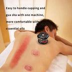 Ventouses Électriques Massage EMS – Infrarouge, Chaleur, Colonne Cervicale, Rechargeable TechVisio