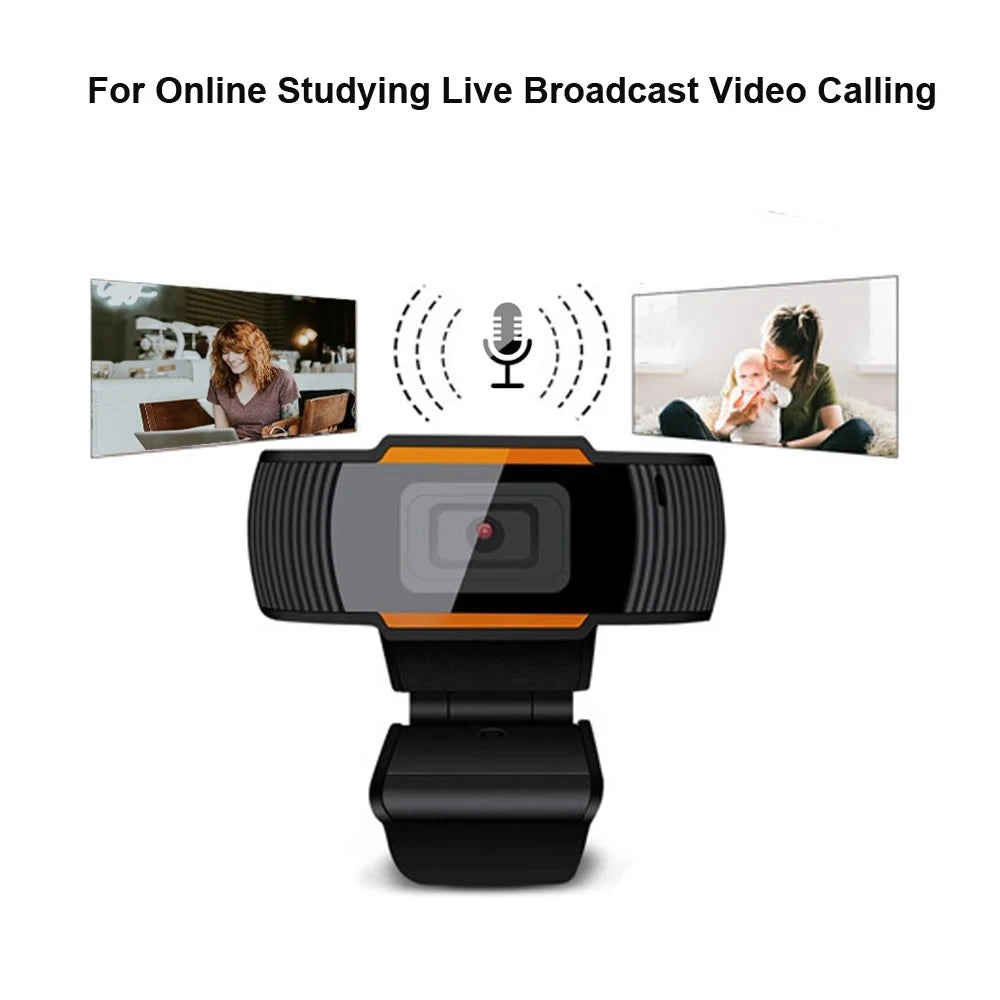 Mini Webcam 480/720/1080P HD USB Web Camera With Microphone For PC Computer Desktop Gamer Webcast Video Call Conference Work TechVisio