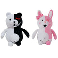 25cm Anime Dangan Ronpa Super Danganronpa 2 Monokuma Black&White Bear Plush Toy Bear Soft Stuffed Animal Dolls Toys TechVisio