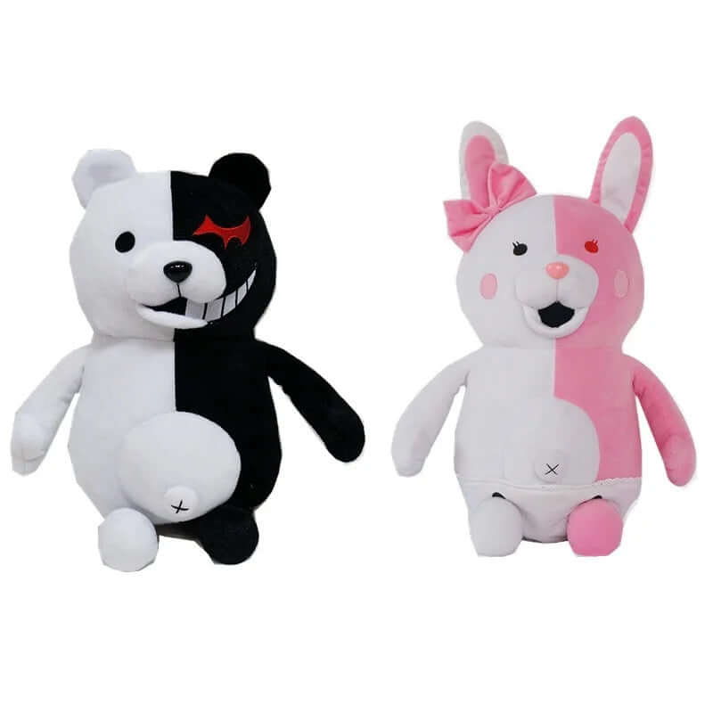 25cm Anime Dangan Ronpa Super Danganronpa 2 Monokuma Black&White Bear Plush Toy Bear Soft Stuffed Animal Dolls Toys TechVisio