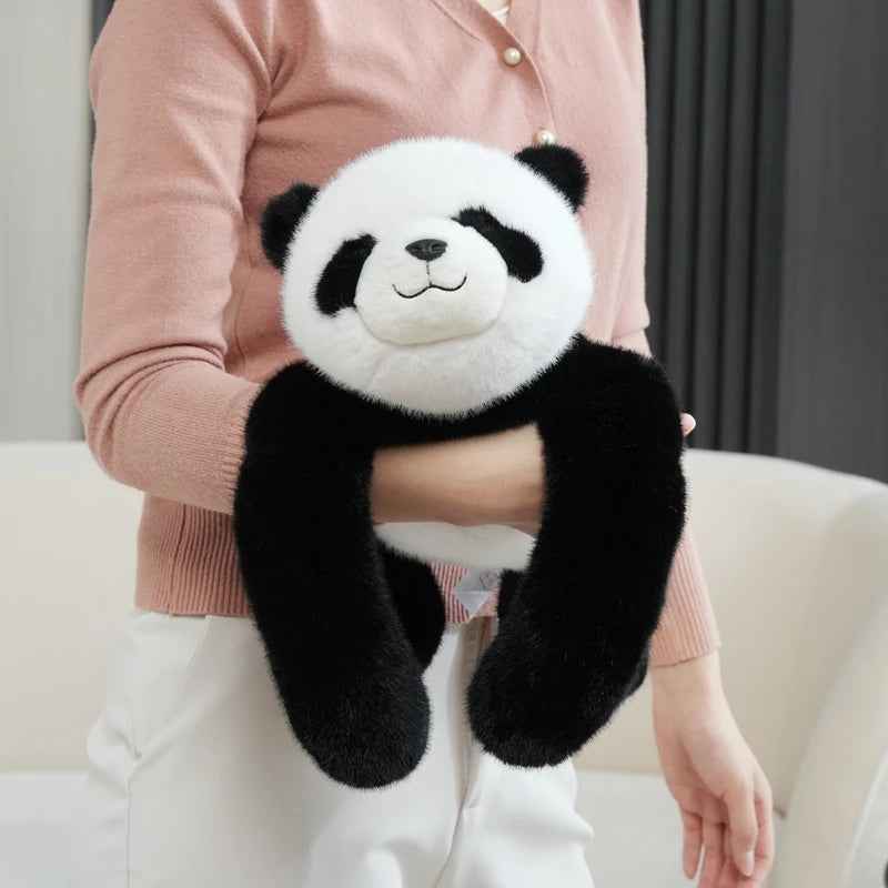 Plüsch Panda mit langen Armen – Kuschelkissen 30/45/65cm