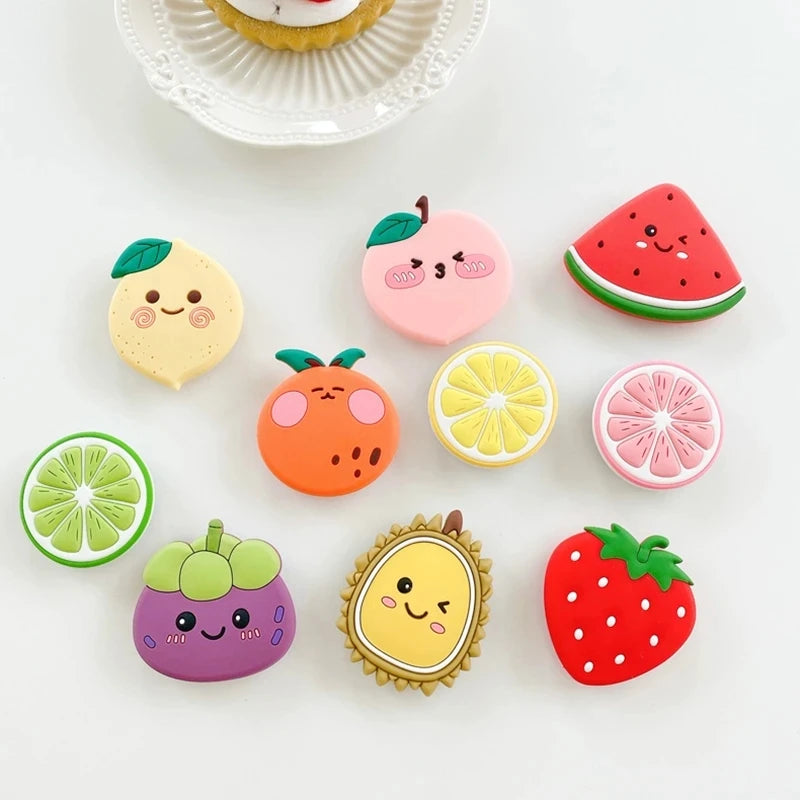 Support Grip Fraise Kawaii – Anneau Pliable | iPhone Android | 10 Coloris