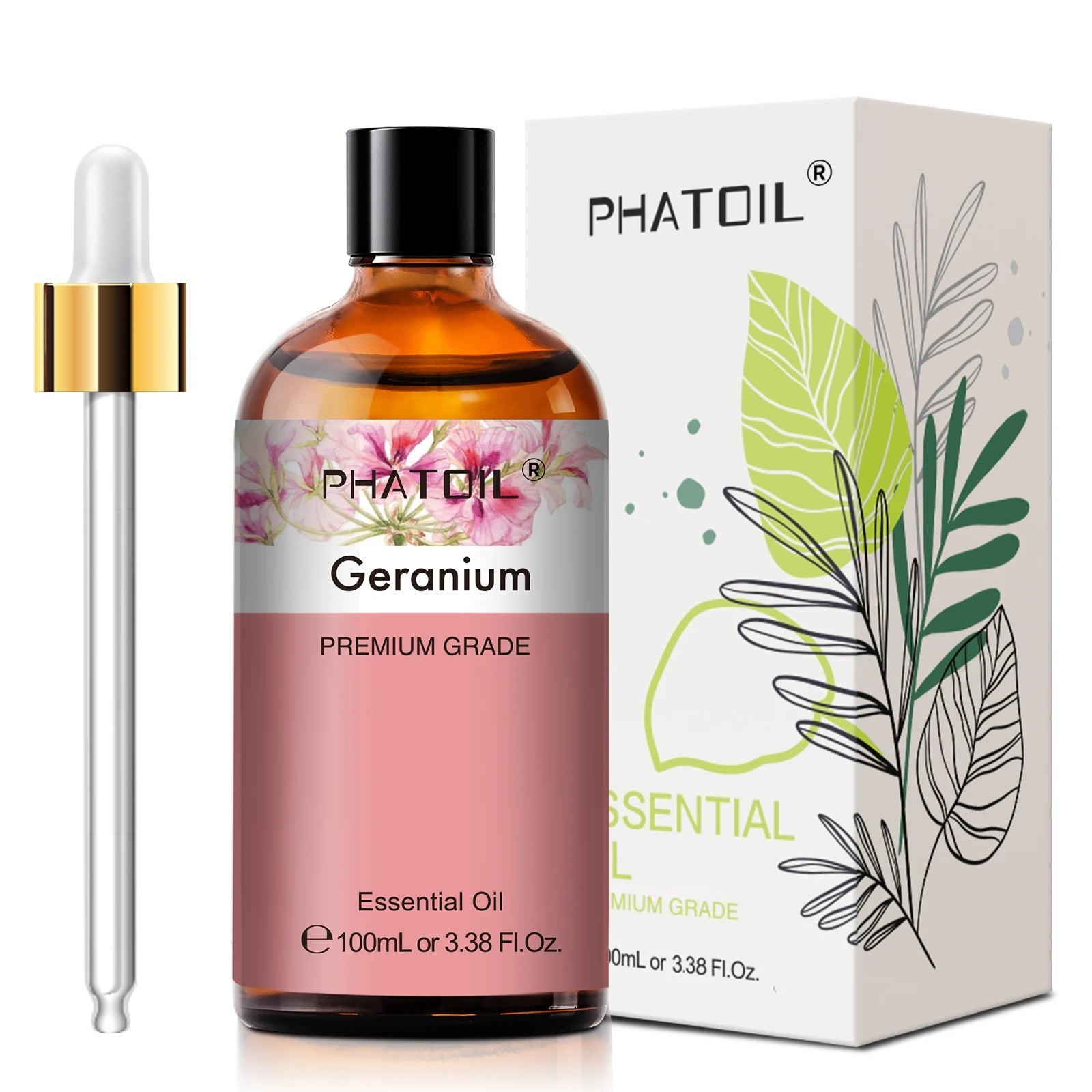 PHATOIL 100ml Pure Natural Essential Oils For Diffuser Candle Making Lavender Jasmine Vanilla Eucalyptus Aroma Essential Oil TechVisio