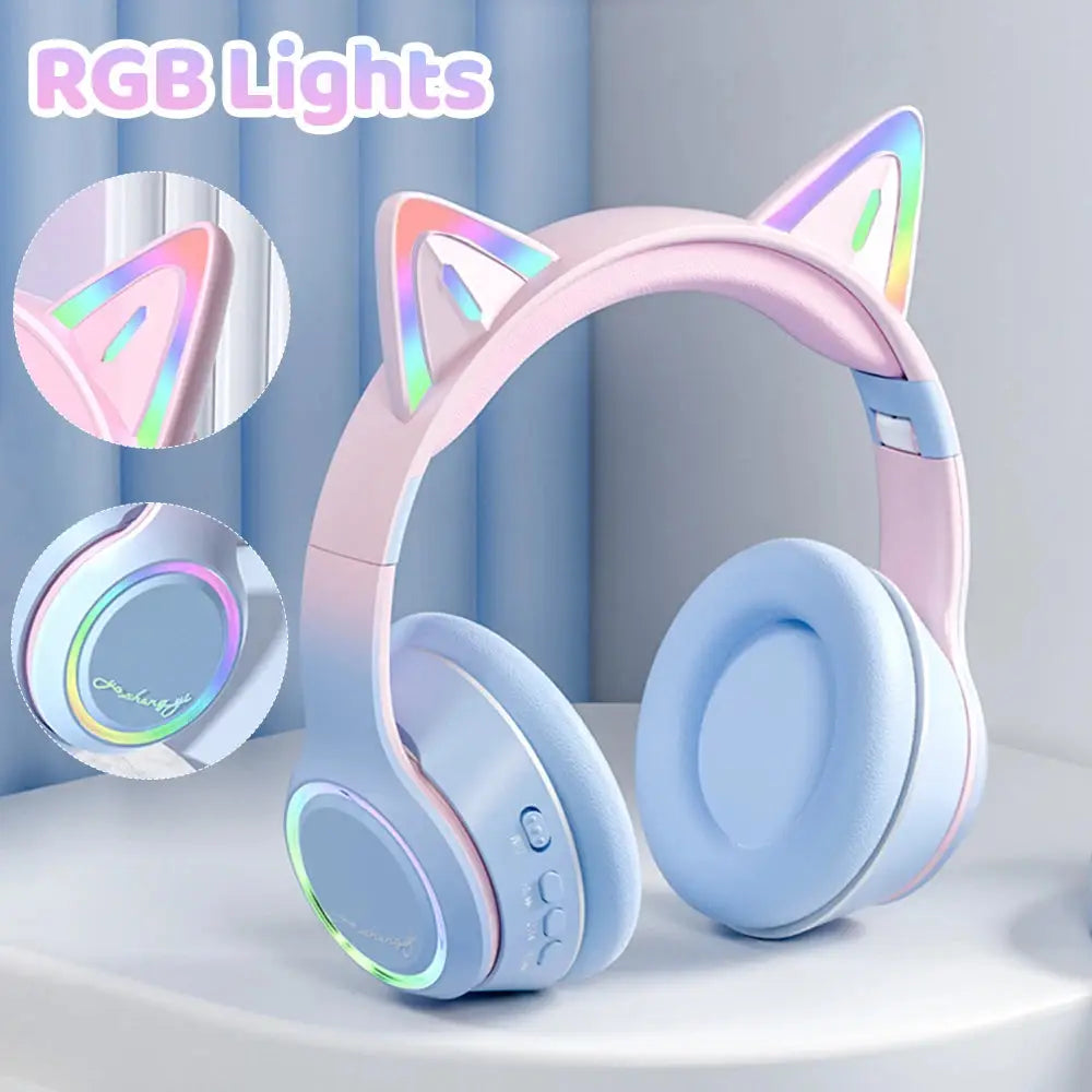 Casque Bluetooth Oreilles de Chat TechVisio