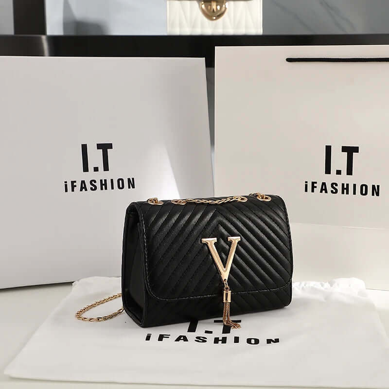 Pochette Soirée Femme Brodée Paillettes & Pompon – Clutch Bandoulière | 3 Coloris TechVisio