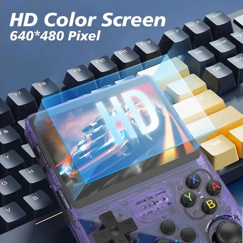 GSF ARKOS R36S Retro-Konsole – 3,5" IPS | 15.000 Spiele | 64/128 GB