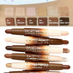 Stick Highlighter & Contouring 2-en-1 – 6 Teintes