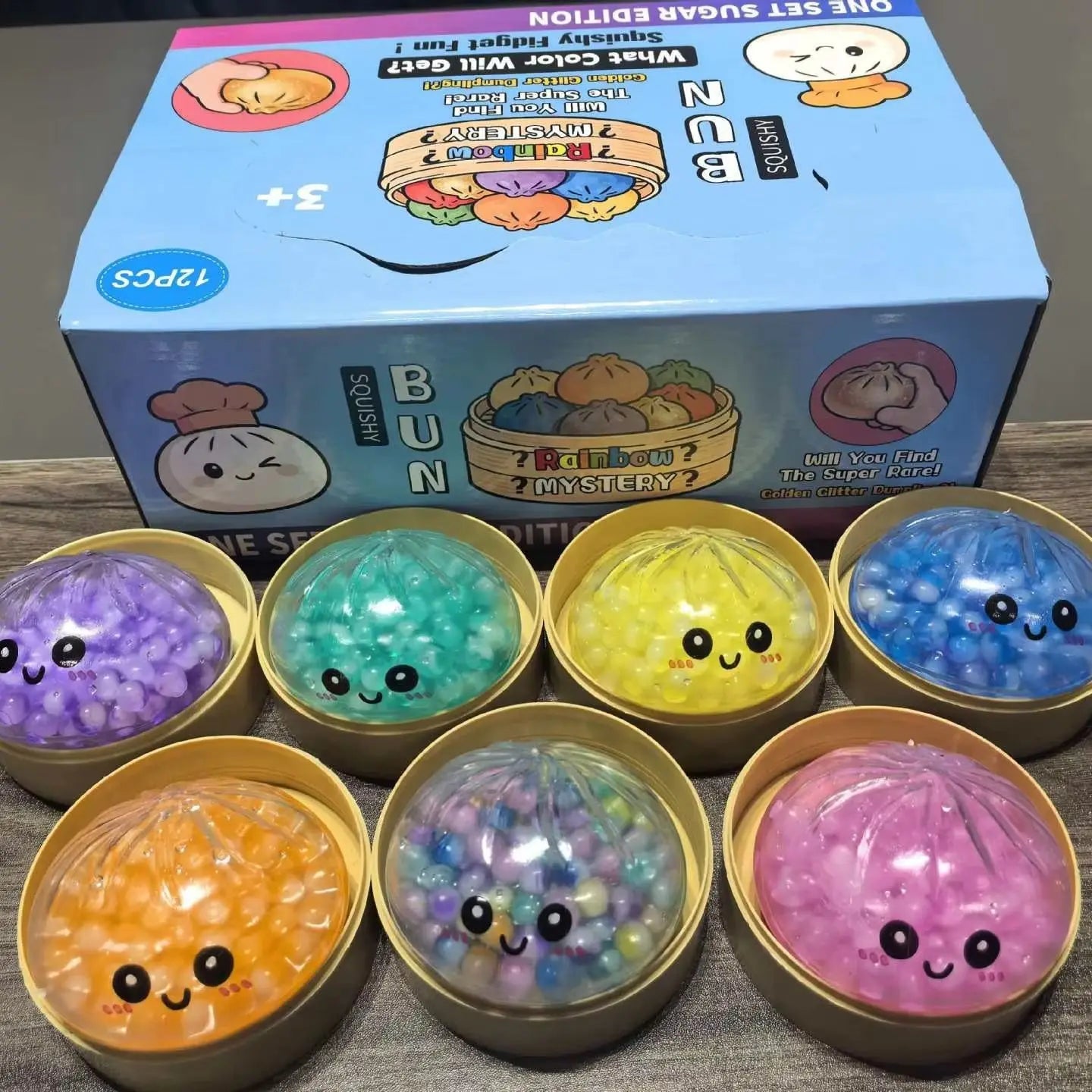 2026Hot Flash Dumpling Pressure Ball Slow Rebound Soft Pinch Decompression Toy Office Desk Decor Birthday Gift Children&Adult TechVisio