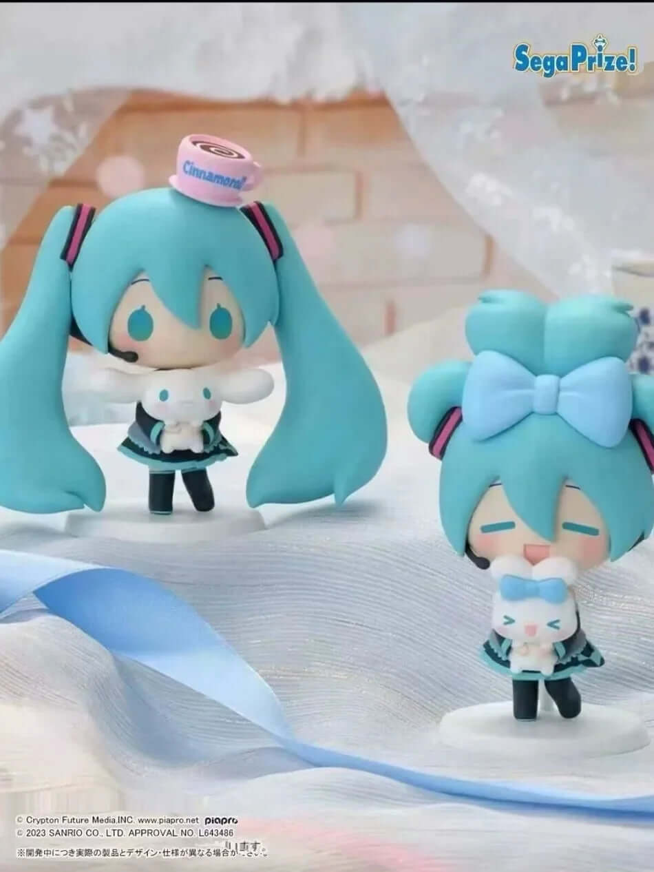 Figurine Hatsune Miku x Cinnamoroll Q-Version – PVC Kawaii TechVisio