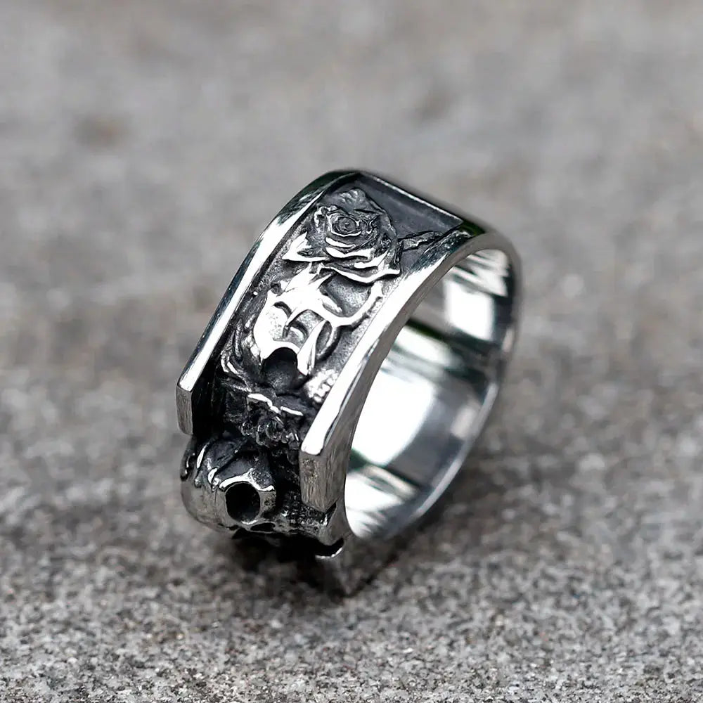 Bague Skull Vintage Vikingar Lin