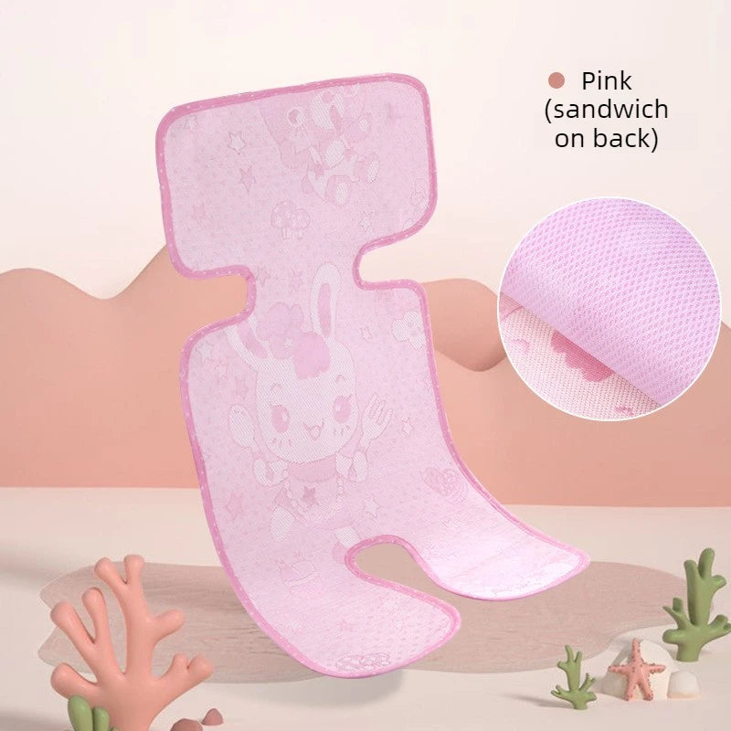 Car Seat Baby Cooling Pad for Summer Breathable Stroller Cooler Pad Universal Multifunctional Carseat Cooling Mat for Baby Child TechVisio