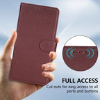 Wallet Magnetic Flip Leather Case For SamsungGalaxy A05s A06 A07 A12 A13 A14 A15 A16 A17 A24 A26 A34 A35 A36 A52 A53 A54 A55 A56 TechVisio