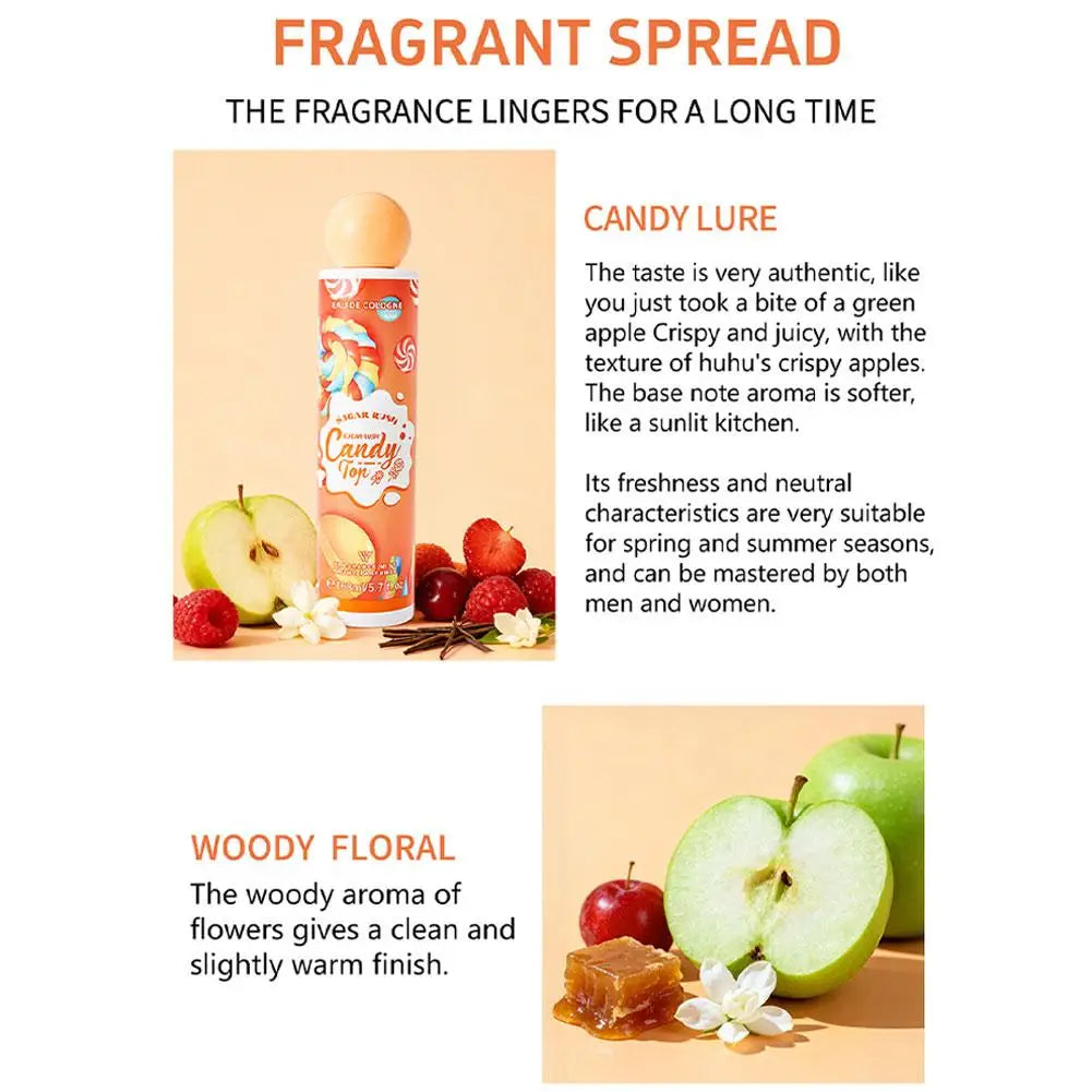 Sugar Rush Women's Perfume Long-lasting Scent Fresh Sweet Floral Chocolate And Creamy Scent Eau De Toilette Valentine's Day Gift TechVisio