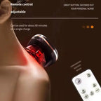 Ventouses électriques massage EMS avec chaleur infrarouge pour soulagement cervical rechargeable sans fil