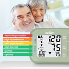 Tensiomètre Poignet Sejoy – Grade Médical, Écran LCD, 120 Mémoires, CE & RoHS TechVisio