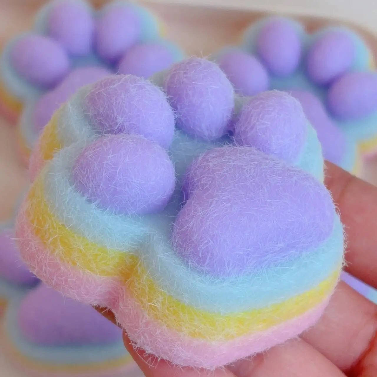 New Cat Paw Mochi Taba Squishy Fidget Toy Cute Cat Paws Toys Slow Rebound Decompression Toy Super Soft Reduce Stress Toy Gifts ﻿ TechVisio