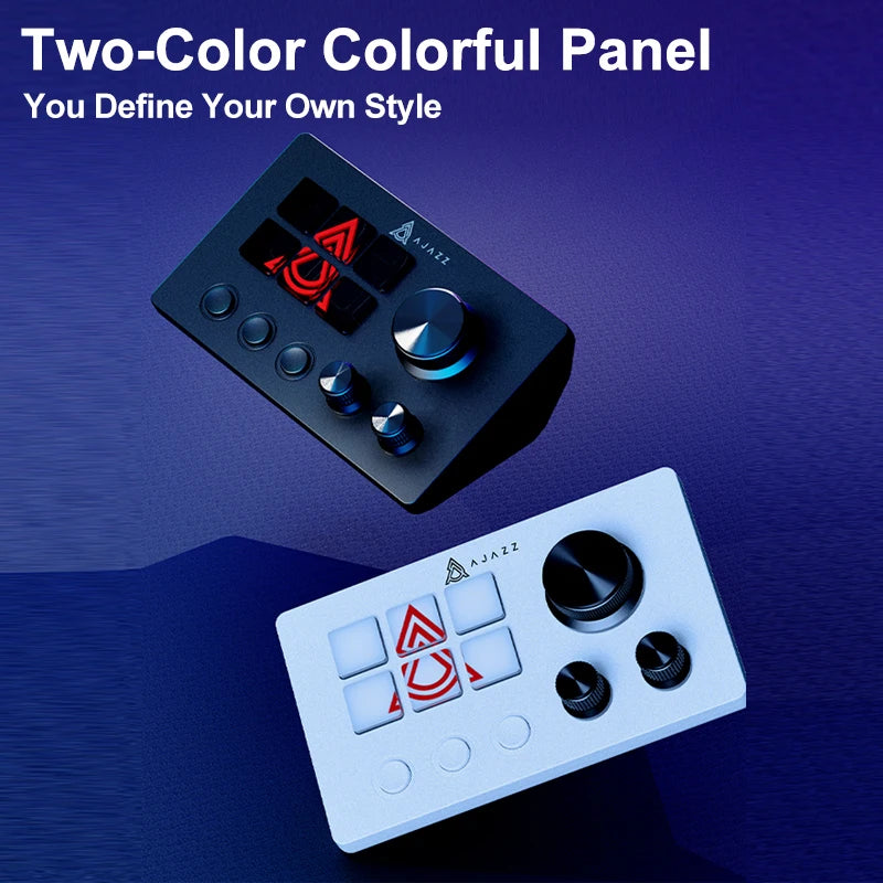 Ajazz AKP03E/153E Programmable Macro Keyboard – Mini Desktop Console, Multi-Scenario