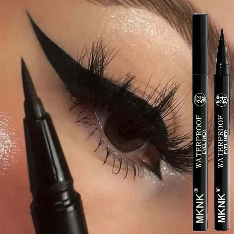 Crayon Eyeliner Noir Waterproof Longue Tenue – Mat, Anti-Bavure | 1 ou 2 pcs TechVisio
