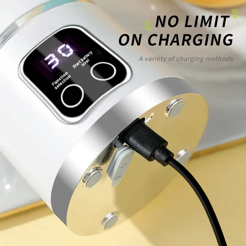 Blender Portable USB 450ml – 10 Lames Rechargeable