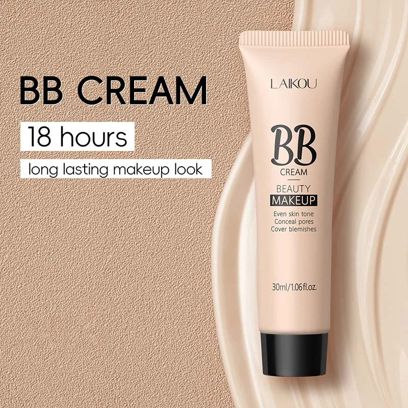 BB Cream Base Makeup Long Lasting Waterproof Brighten Skin Tone Cover Blemishes 30ml Concealer Foundation Liquid Face Makeup TechVisio