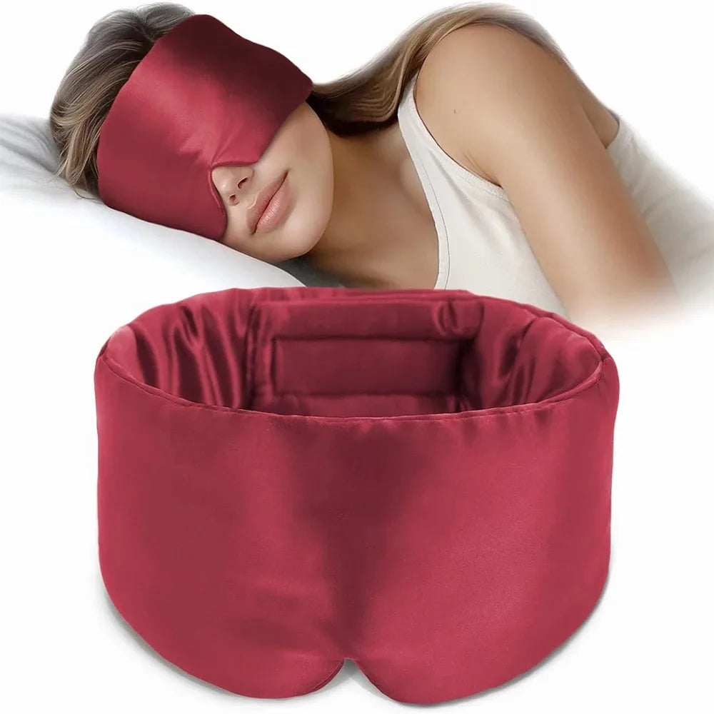 100% Mulberry Silk Sleep Mask – Anti-Wrinkle | Blackout | 6 Colors