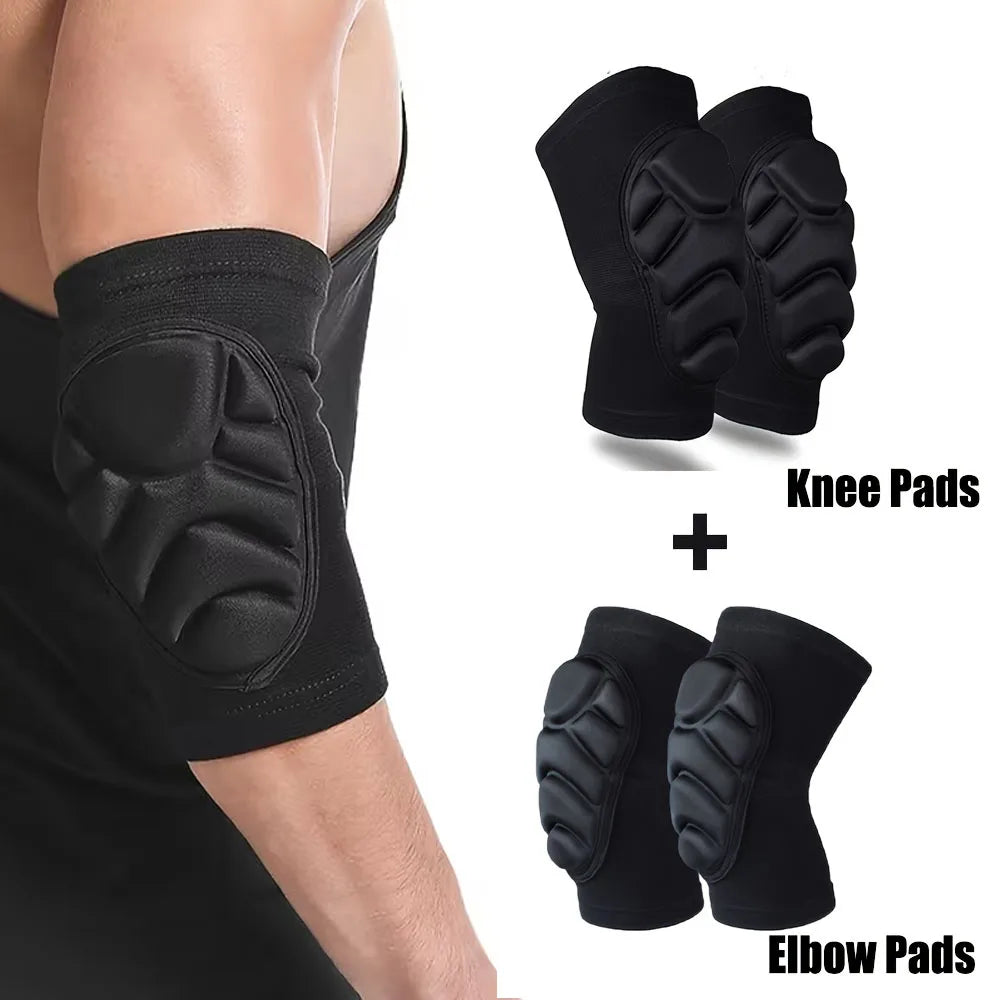 Protections Coude & Genou Sport Anti-Choc – 2 Pièces S/M/L/XL TechVisio