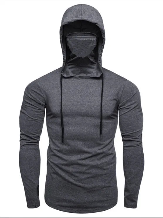 2026 Men Solid Color Hoodies Autumn Leisure Fitness Sweatshirt Men's Thin Sweater Hooded Long-Sleeved Hoodie M-5XL TechVisio