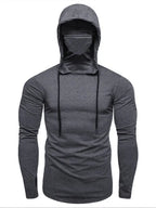 2026 Men Solid Color Hoodies Autumn Leisure Fitness Sweatshirt Men's Thin Sweater Hooded Long-Sleeved Hoodie M-5XL TechVisio