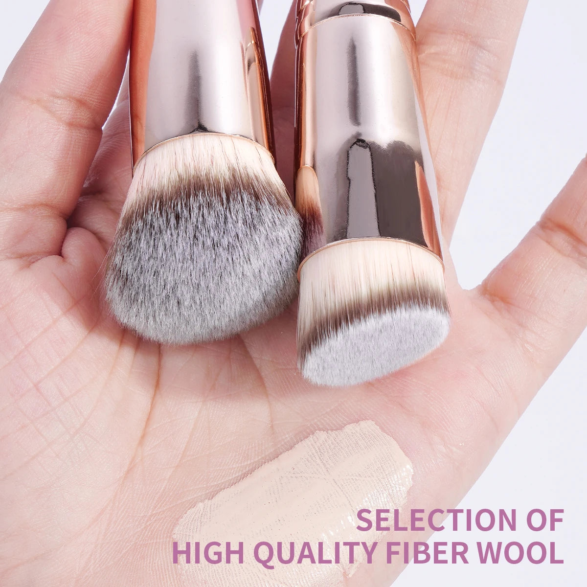 MAANGE 7PCS Makeup Brush Set Foundation Concealer Eyeshadow Makeup Brush for Liquid Cream Soft Dense Cosmetic Makeup Beauty Tool TechVisio
