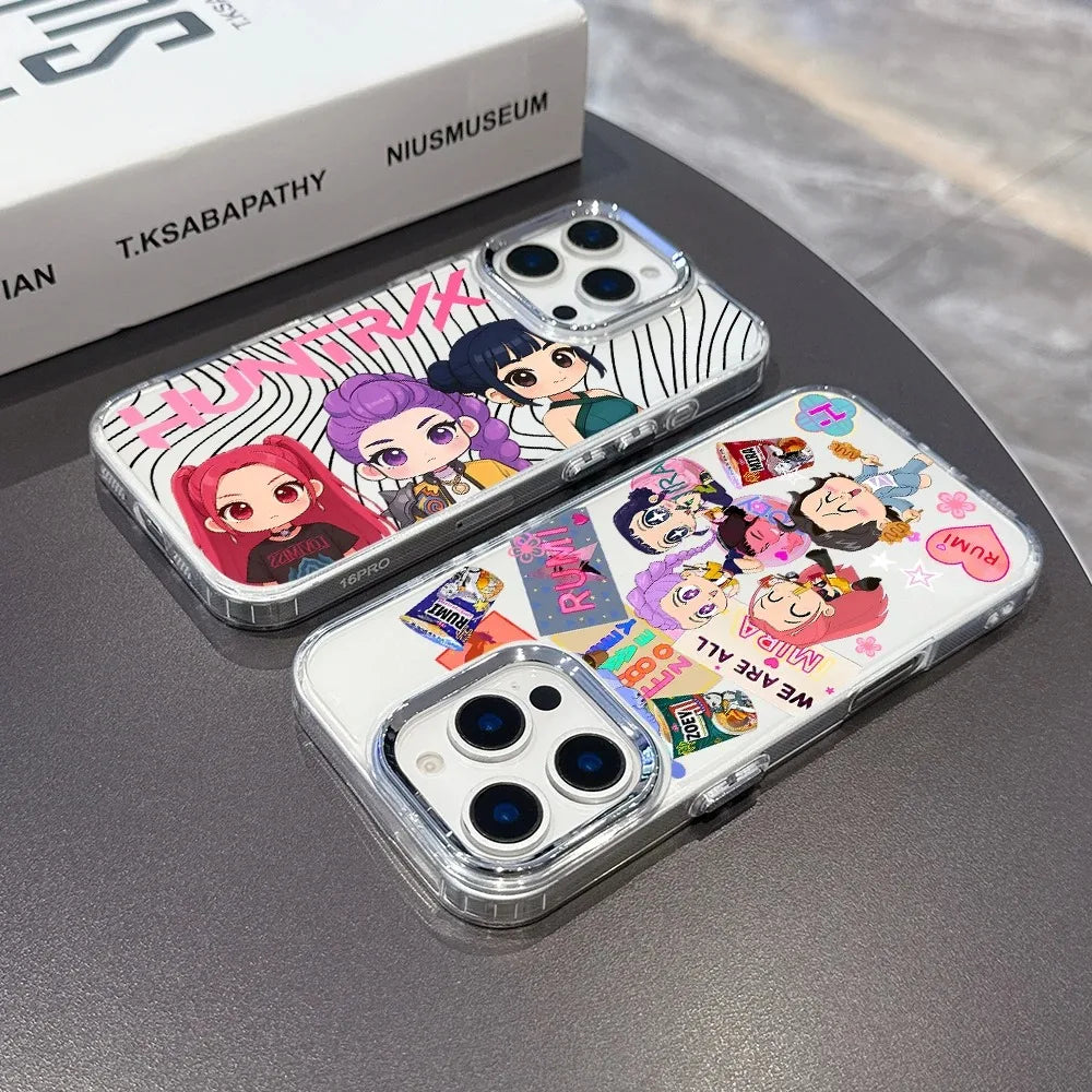 Coque iPhone Anime KPop Demon Hunter – Silicone Transparent