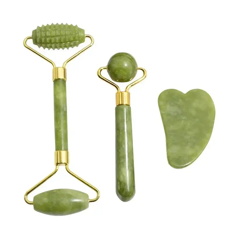 Rouleau de Jade & Gua Sha Pierre Naturelle AYHle