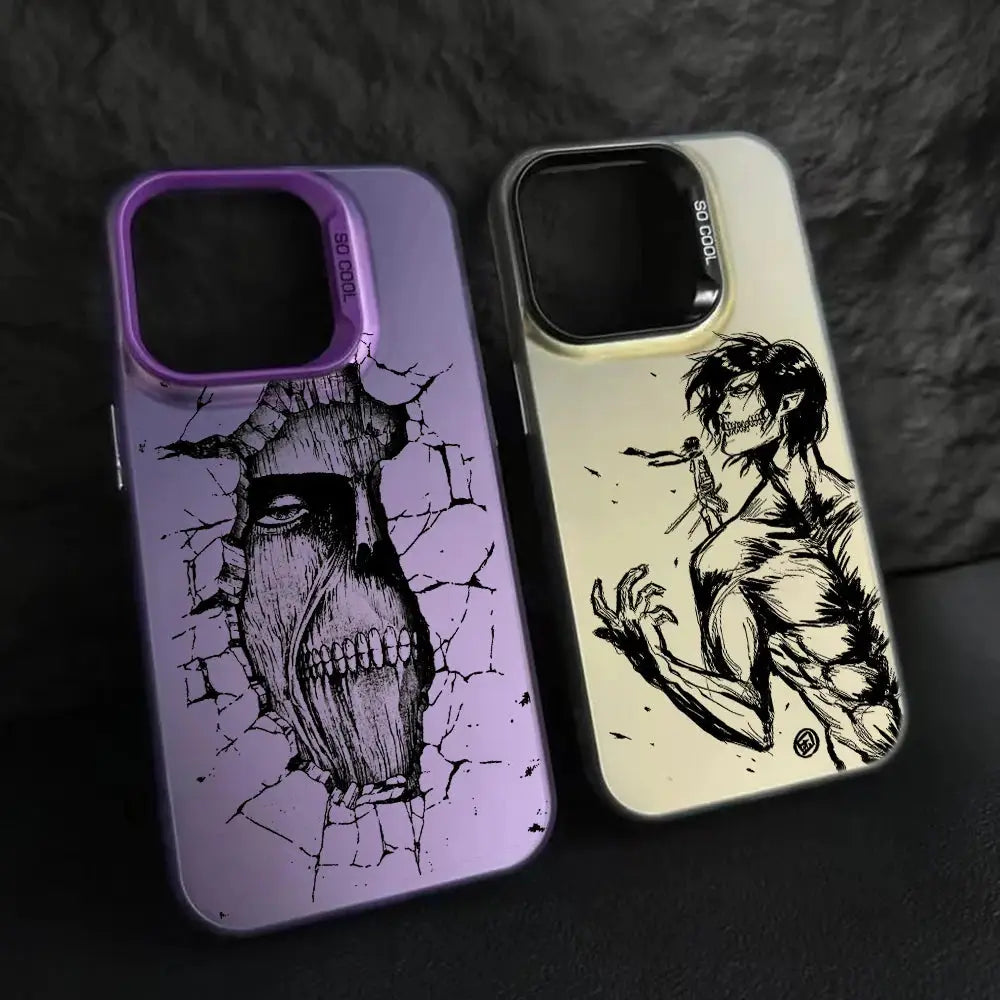 Coque iPhone Anime Attack on Titan – Mat Anti-Choc TechVisio