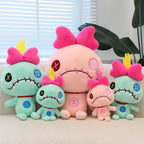 25cm Kawaii Disney Scrump Green Pink Plush Toy Soft Stuffed Cartoon Pillow Plushies Doll Boy Girl Room Decoration Birthday Gifts TechVisio